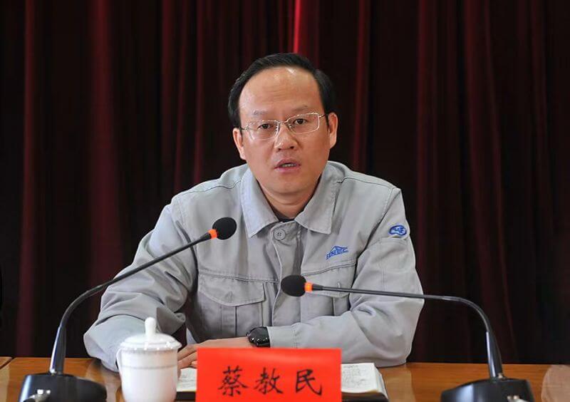 加快推动  化工企业高质量发展——中原mansion88·明升官方网站总经理、党委副书记、副董事长蔡教民进建二十大体味文章