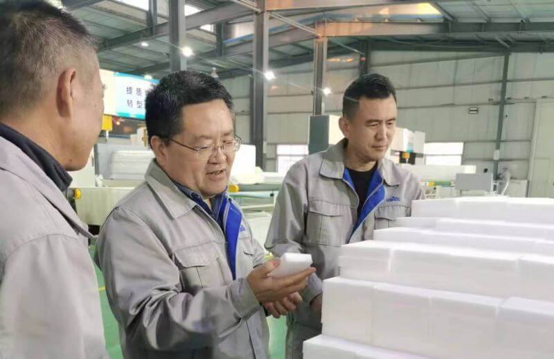 史悦智到绿宇公司查抄领导工作