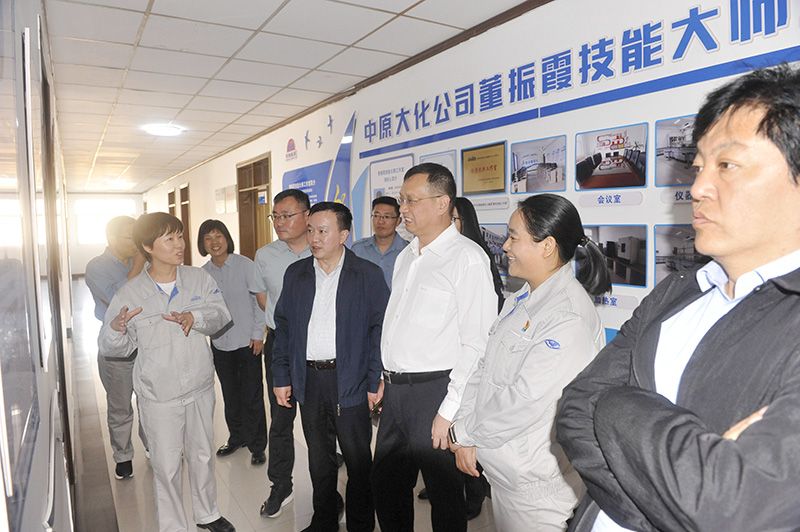 集团公司工会在濮阳园区发展巡视工作