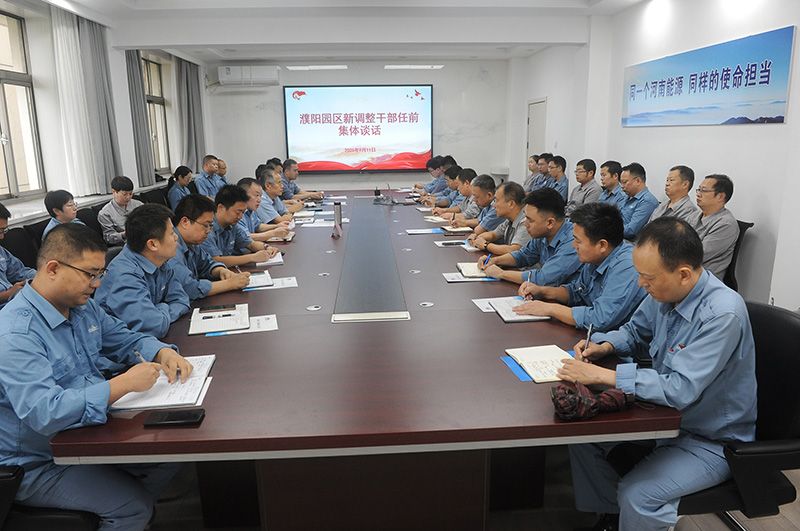 筑牢清廉从政“防火墙”——濮阳园区召开新调整干部任前集体廉政发言会